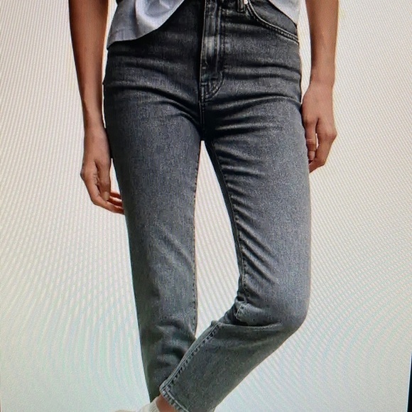 Mango Denim - MANGO ALICE SUPER SLIM MID RISE JEANS GRAY SIZE 4
